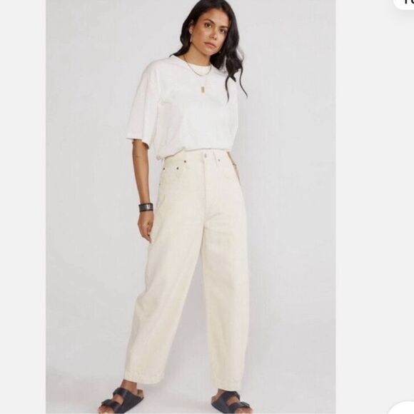 ETICA New Iris Relaxed barrel jeans denim - Picture 1 of 8